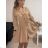 Sommerkleid mit langem Hemd und kurzen Ärmeln für Damen (S / M ONE SIZE) ITALIAN FASHION IMWB222483