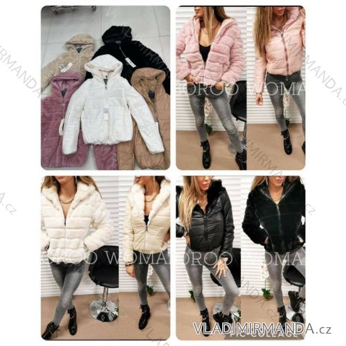 Langärmlige Pelzjacke für Damen (S-2XL) ITALIAN FASHION IMWC223330