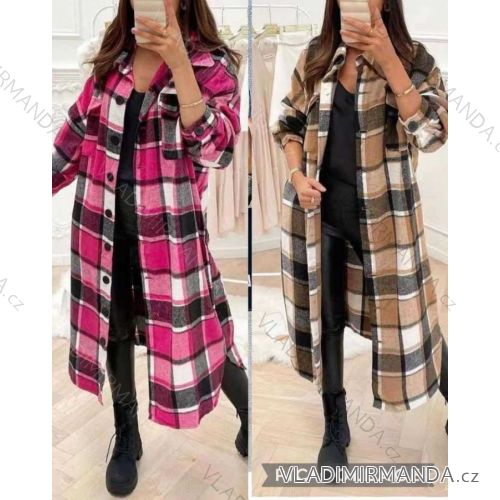 Flanellmantel für Herbstfrauen (Einheitsgröße S/M) ITALIAN FASHION IMWC223331