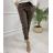 Kalhoty dlouhé strečové dámské (S/M ONE SIZE) ITALSKÁ MÓDA IMWA223341