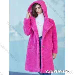 Kabát teddy medvídkový s podšívkou dámský (S/M ONE SIZE) ITALSKÁ MÓDA IMWKK223344
