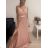 Šaty dlouhé společenské elegantní plesové dámské (UNI S/M) ITALSKÁ MÓDA IMM20912