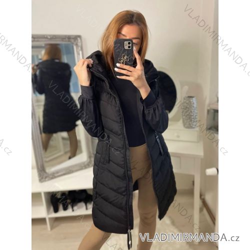 Damen Kapuzenweste (XS-2XL) ITALIAN FASHION PIU ANNA PIU ANNA PMW22XH2298