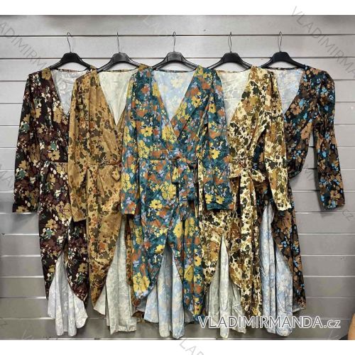 Langärmeliges Damenkleid (S/M ONE SIZE) ITALIAN FASHION IMWGS223369