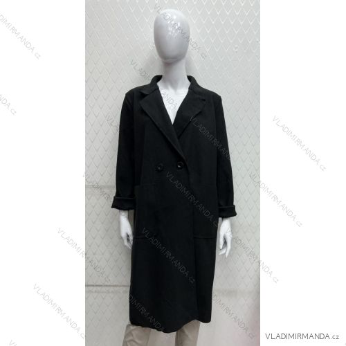 Flauschiger Langarmmantel für Damen (Einheitsgröße L/XL) ITALIAN FASHION IMWD223375