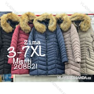 Winterjacke für Damen in großen Größen (3XL-7XL) POLISH FASHION PMWB22208B21