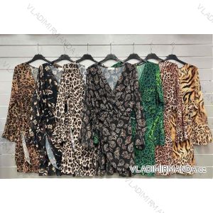 Langes, dehnbares, ärmelloses Sommerkleid für Damen (S / M / L ONE SIZE) ITALIAN FASHION IMWC222492