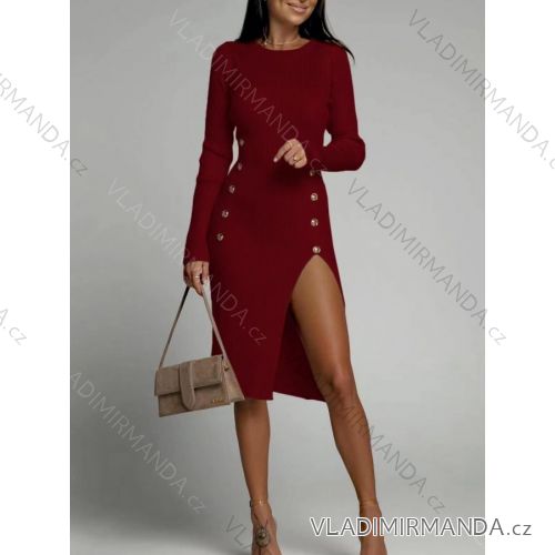 Elegantes Damen-Partykleid mit langen Ärmeln (S/M ONE SIZE) ITALIAN FASHION IM322282