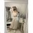 Sommer Midi Kurzarm Sommerkleid (S / M / L ONE SIZE) ITALIAN FASHION IMWA223453