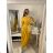 Sommer Midi Kurzarm Sommerkleid (S / M / L ONE SIZE) ITALIAN FASHION IMWA223453