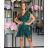 Elegantes Kurzarm-Partykleid für Damen (Einheitsgröße S/M) ITALIAN FASHION IMPSH2435981 Lila Lila S/M