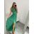 Šaty elegantní dlouhý rukáv dámské (S/M ONE SIZE) ITALSKÁ MÓDA IMM22SARA