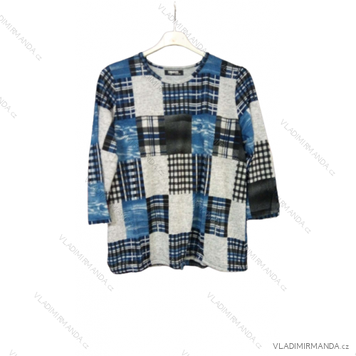 Damen T-Shirt Langarm Übergröße (l-3xl) ERBOSSI PM119214