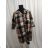 Damenmantel (2X/3XL ONE SIZE) Italienische Mode IM822lisa