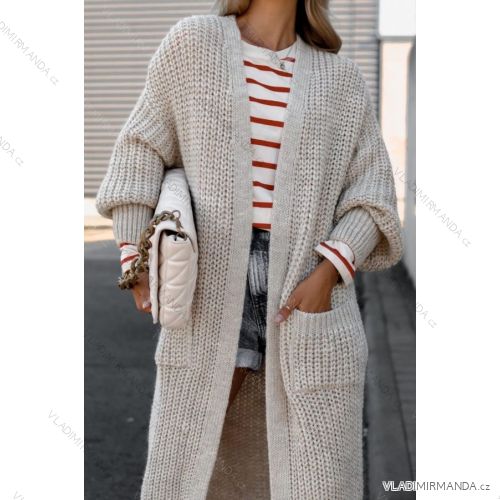 Strickjacke mit langen Ärmeln für Damen (Einheitsgröße S/M) ITALIAN FASHION IMPLI227095