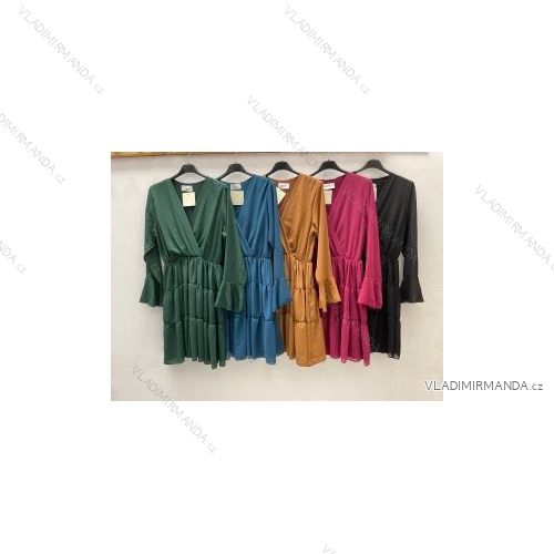 Šaty letní na ramínka dámské (S/M ONE SIZE) ITALSKÁ MÓDA IMPBB22B21841