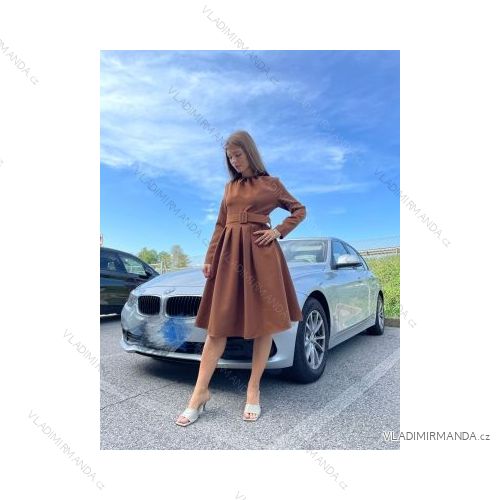 Šaty letní na ramínka dámské (S/M ONE SIZE) ITALSKÁ MÓDA IMPBB22B21841