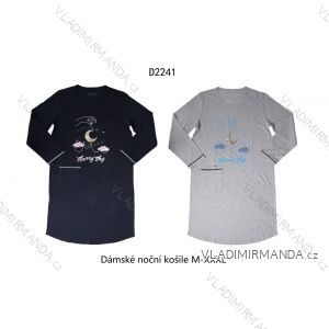 Damen Langarm-Nachthemd (M-3XL) WOLF D2142