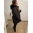 Übergroßes Damen-Sweatshirt (54-62) Nat227069 schwarz 60