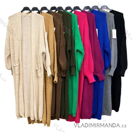 Strickjacke mit langen Ärmeln für Damen (Einheitsgröße S/M) ITALIAN FASHION IMPLM22226800090
