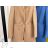 Damen Herbst Langarm Mantel (S/M ONE SIZE) ITALIAN FASHION IMPLM22818000019
