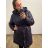 Winterjacke für Damen in großen Größen (54-62) POLISH FASHION LIB22LD-7738 dunkelblau 60