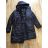 Winterjacke für Damen in großen Größen (54-62) POLISH FASHION LIB22LD-7738 dunkelblau 60