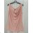 Top Tank Top Sommer Frauen (uni s-m) ITALIENISCHE MODE IMM20430 schwarz S/M