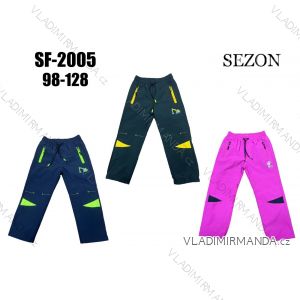 Kalhoty softshellové děstké dorost chlapecké (116-146) WOLF B2194