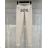 Legíny koženkové dlouhé dámské (S-XL) ITALSKÁ MÓDA IMM213070 dunkelbeige L