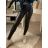 Legíny koženkové dlouhé dámské (S-XL) ITALSKÁ MÓDA IMM213070 dunkelbeige L