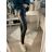 Legíny koženkové dlouhé dámské (S-XL) ITALSKÁ MÓDA IMM213070 dunkelbeige L