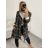 Strickjacke mit Kapuze Damenmaske (Einheitsgröße) ITALIAN Fashion MIE008 IM518004 L / XL Tarnung