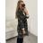 Strickjacke mit Kapuze Damenmaske (Einheitsgröße) ITALIAN Fashion MIE008 IM518004 L / XL Tarnung