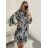 Langärmliges Oversize-Hemdkleid für Damen (S/M/L ONE SIZE) ITALIAN FASHION IMWGS223367