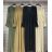 Langes, dehnbares, ärmelloses Sommerkleid für Damen (S / M / L ONE SIZE) ITALIAN FASHION IMWC222492 S/M braun
