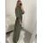 Langes, dehnbares, ärmelloses Sommerkleid für Damen (S / M / L ONE SIZE) ITALIAN FASHION IMWC222492 S/M braun