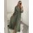 Langes, dehnbares, ärmelloses Sommerkleid für Damen (S / M / L ONE SIZE) ITALIAN FASHION IMWC222492 S/M braun