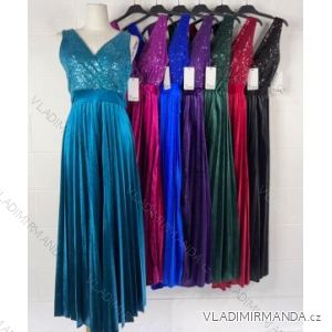 Šaty letní na ramínka dámské (S/M ONE SIZE) ITALSKÁ MÓDA IMPBB22B21841