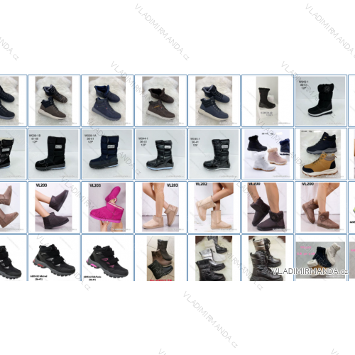katalog obuv dětské zimní, přezůvky OBT22KATALOG
