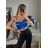 Šaty letní na ramínka dámské (S/M ONE SIZE) ITALSKÁ MÓDA IMPBB22B21841