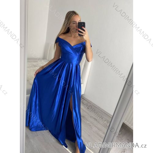 Šaty letní na ramínka dámské (S/M ONE SIZE) ITALSKÁ MÓDA IMPBB22B21841
