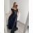 Carmen langes, trägerloses, elegantes Satin-Damenkleid (S/M ONE SIZE) ITALIAN FASHION IMPBB22B22735/DR – Limettengrün – S/M