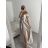 Carmen langes, trägerloses, elegantes Satin-Damenkleid (S/M ONE SIZE) ITALIAN FASHION IMPBB22B22735/DR – Limettengrün – S/M