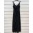 Šaty letní na ramínka dámské (S/M ONE SIZE) ITALSKÁ MÓDA IMPBB22B21841 schwarz S / M