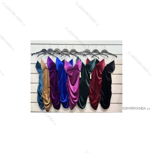 Šaty letní na ramínka dámské (S/M ONE SIZE) ITALSKÁ MÓDA IMPBB22B21841
