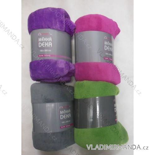 Fleece-Decke atmungsaktiv weich anzufassen (150x200cm) HAT HT012
