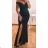 Šaty elegantní dlouhý rukáv dámské (S/M ONE SIZE) ITALSKÁ MÓDA IMM211535 weiß S/M