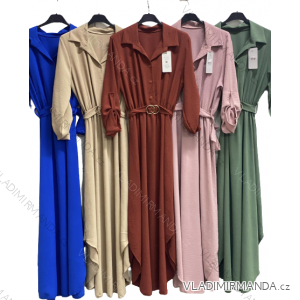 Langarm-Hemdkleid für Damen (Einheitsgröße S/M/L) ITALIAN FASHION IMC22658