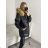 Damen Winterjacke Plus Size (44-52) POLISH FASHION PMWB22H-205-1 schwarz 50